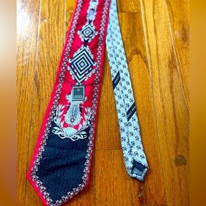 Stacy Adam’s Design Tie - Red, Gray & Black